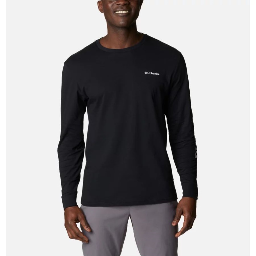 North Cascades Langarm-T-Shirt Für Herren Columbia Black
