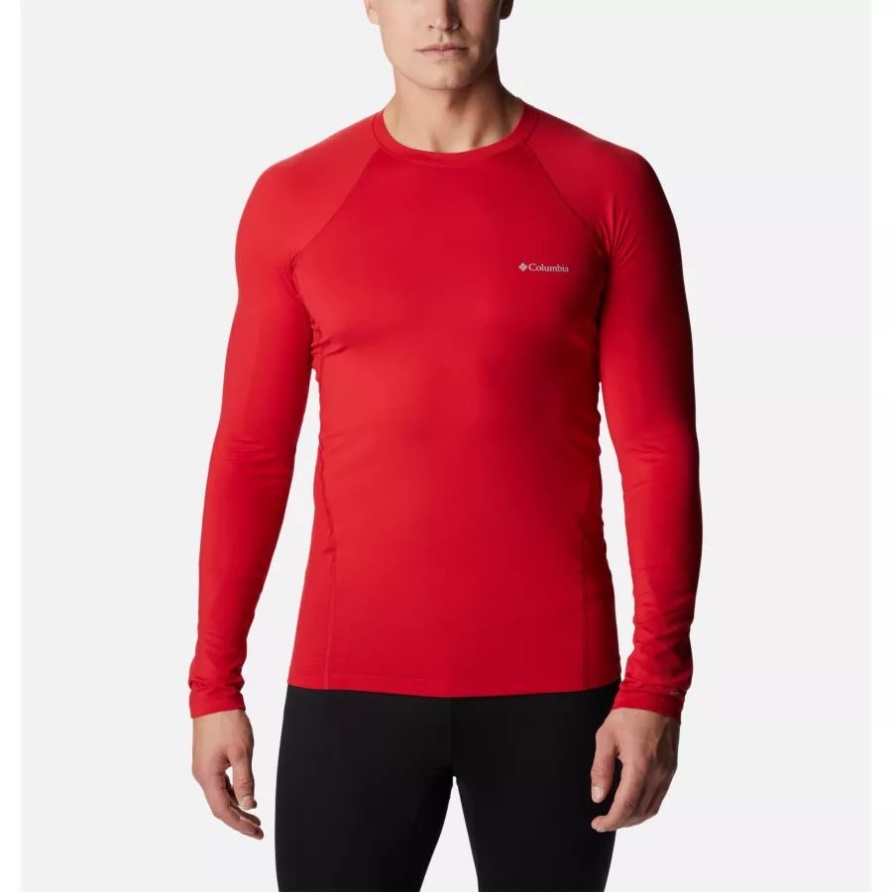 Omni-Heat Midweight Baselayer Crew Für Herren Columbia Mountain Red