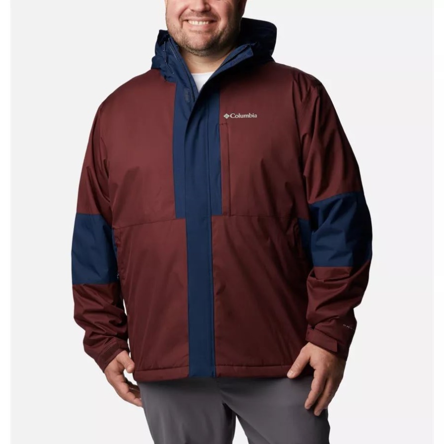 Oso Mountain Isolierjacke Für Herren Groß Columbia Elderberry/collegiate Navy