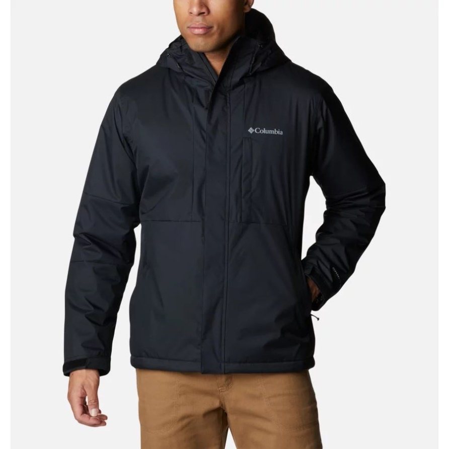Oso Bergjacke Mit Kapuze Für Herren, Isoliert, Columbia Black