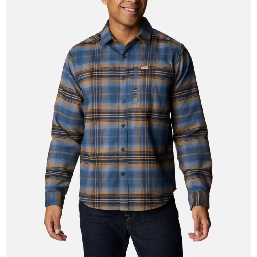 Outdoor-elemente Ii Für Herren Flanell Dark Mountain Multi Ombre Columbia