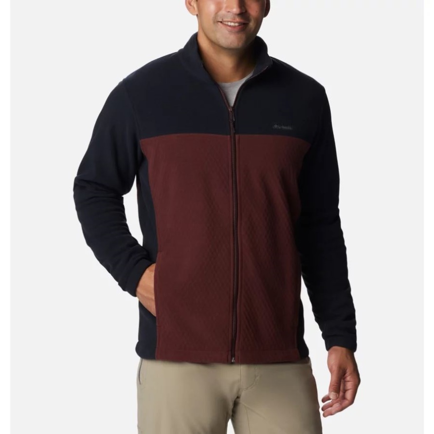 Overlook-Trail-Jacke Mit Durchgehendem Reißverschluss Für Herren Elderberry/Black Columbia