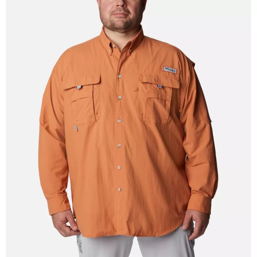 Langärmliges Hemd Von Pfg Bahama Ii Für Herren Big Island Orange Columbia