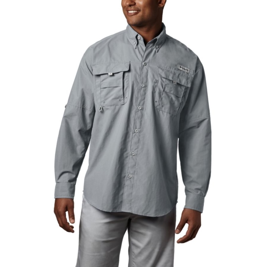 Langärmliges Hemd Pfg Bahama Ii Für Herren Cool Grey Columbia