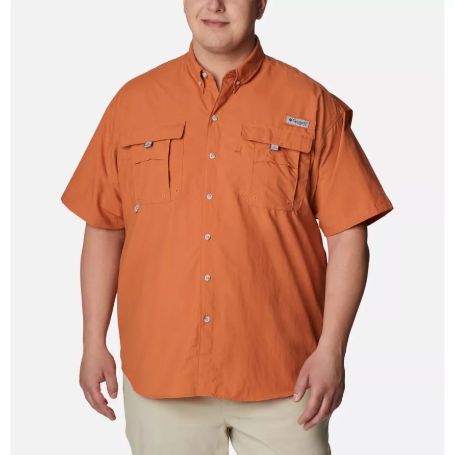 Kurzarmhemd Pfg Bahama Ii Für Herren Big Island Orange Columbia