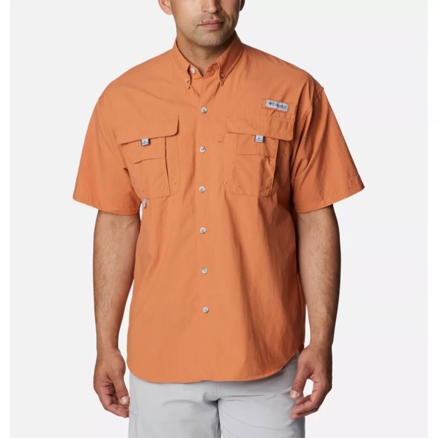 Kurzarmhemd Pfg Bahama Ii Für Herren Columbia Island Orange