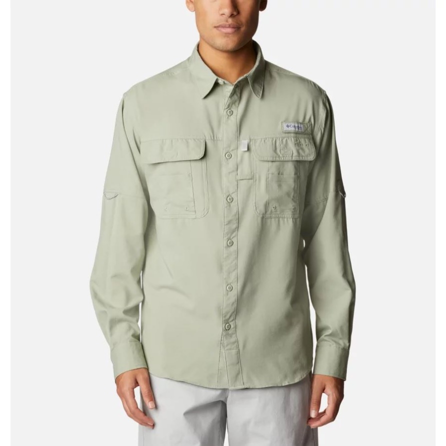 Herren Pfg Drift Guide Gewebtes Langarmhemd Safari Columbia