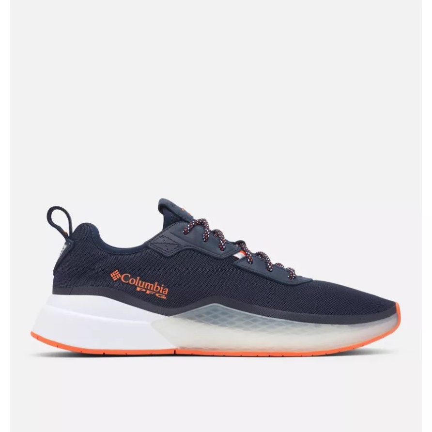 Pfg Low Drag Schuh Für Herren Columbia Collegiate Marineblau/spritziges Orange