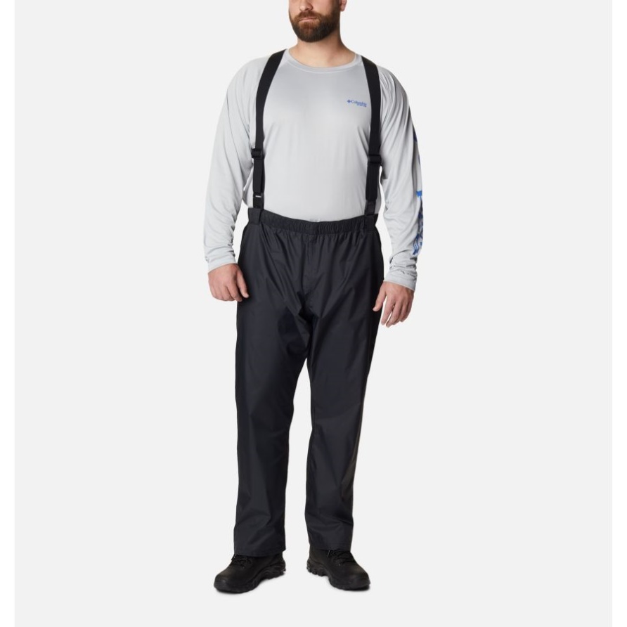 Herren Pfg Sturm Latzhose Groß Columbia Schwarz