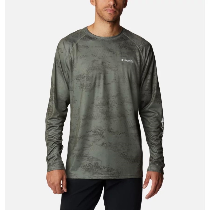 Pfg Super Terminal Tackle Langarmhemd Für Herren Columbia Cypress Pfg Camo