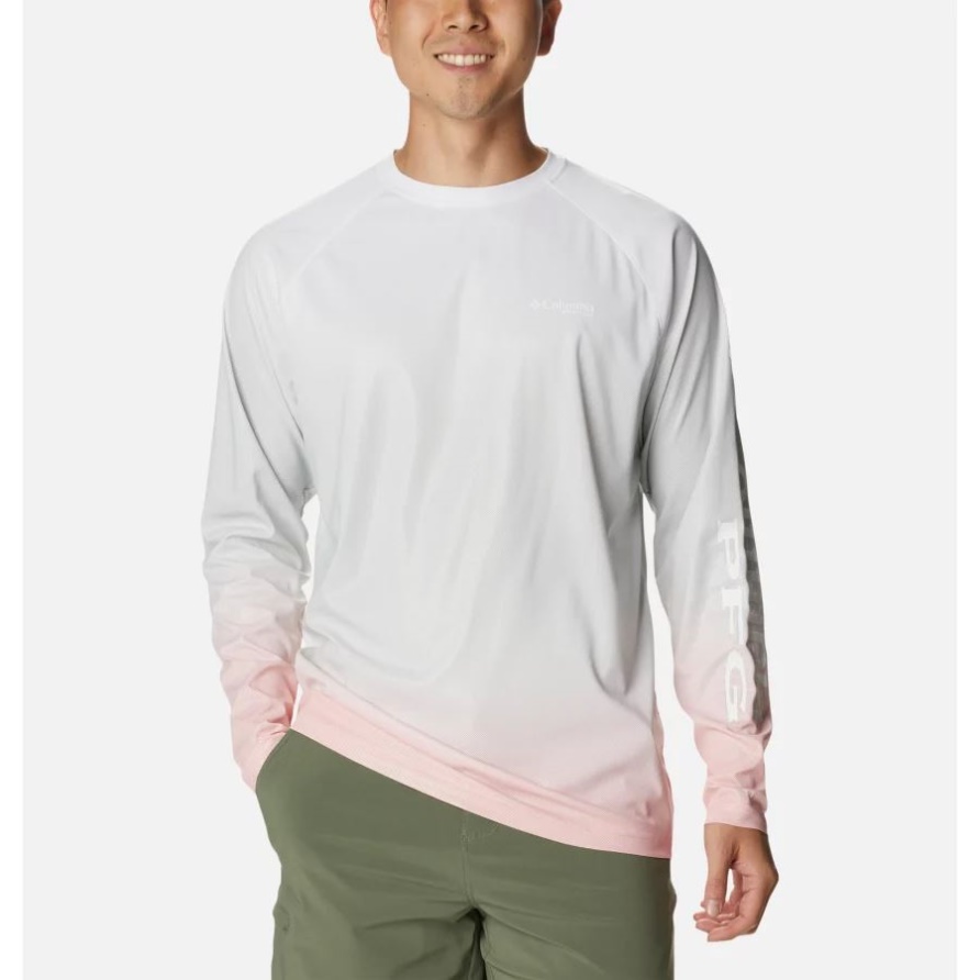 Langärmliges Hemd Mit Pfg Terminal Deflektor Für Herren Columbia Sorbet Gradient