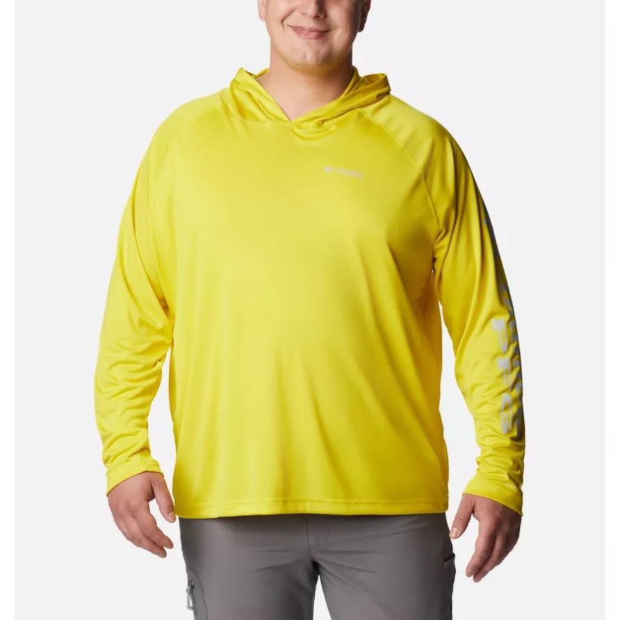 Terminal-Tackle-Hoodie Von Pfg Für Herren Big Columbia Laser Lemon/cooles Graues Logo