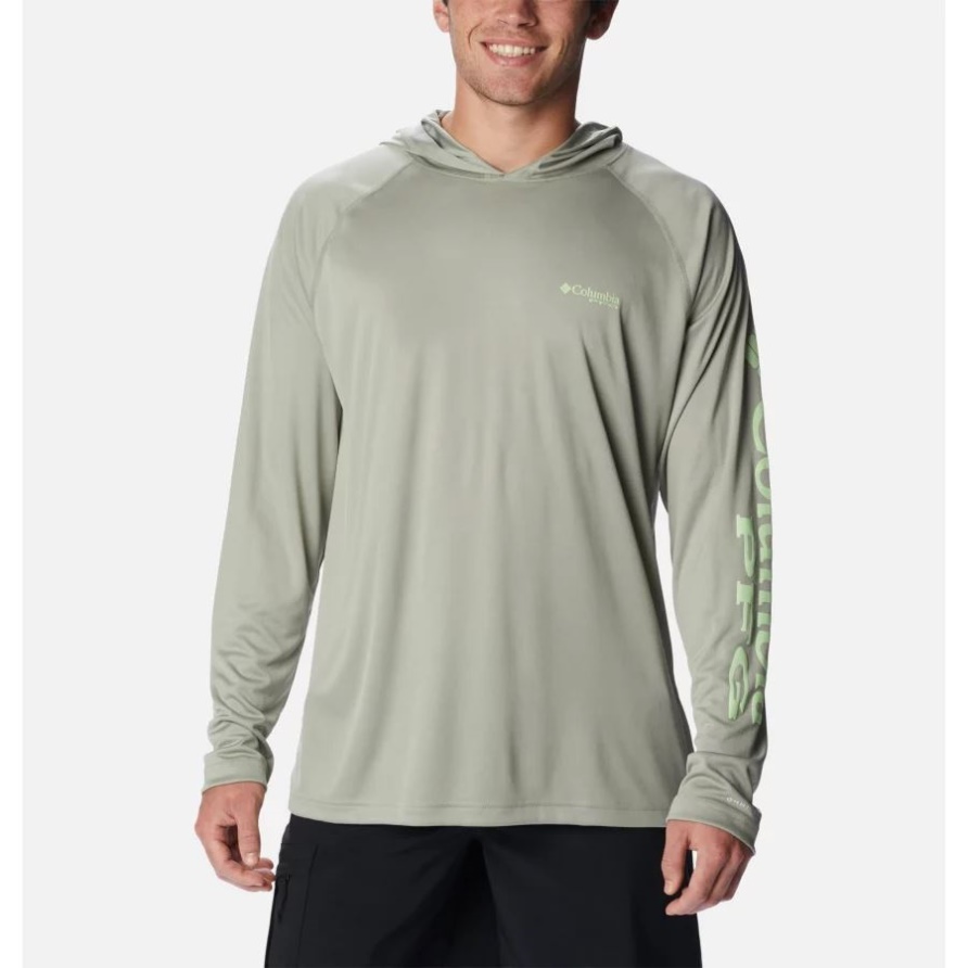Pfg Terminal Tackle Hoodie Für Herren Safari/Key West Logo Columbia