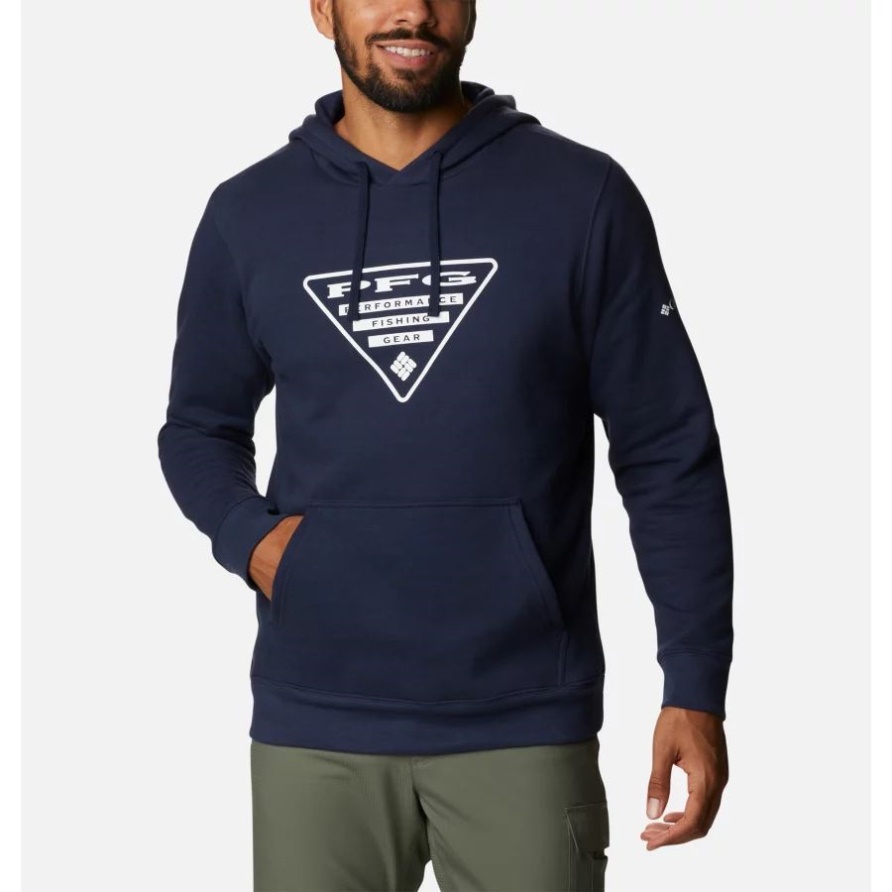 Pfg Triangle II Hoodie Für Herren Columbia Collegiate Navy/Weiß
