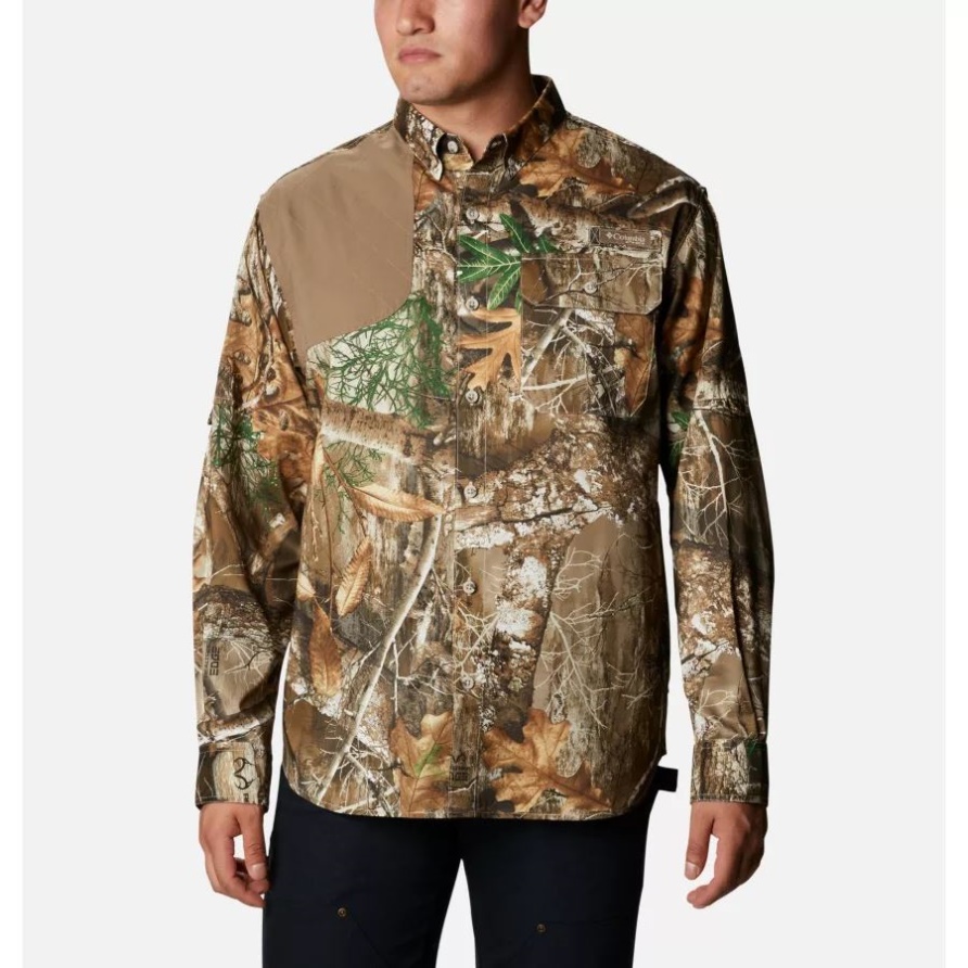 Phg Blood And Guts Schießhemd Für Herren Columbia Rt Edge/flax