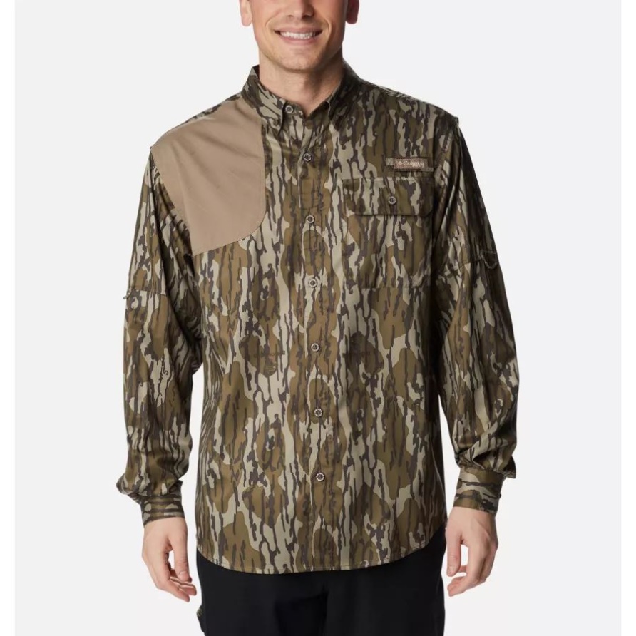Phg Blood And Guts Schießhemd Für Herren Moosige Eiche Bottomland/flax Columbia