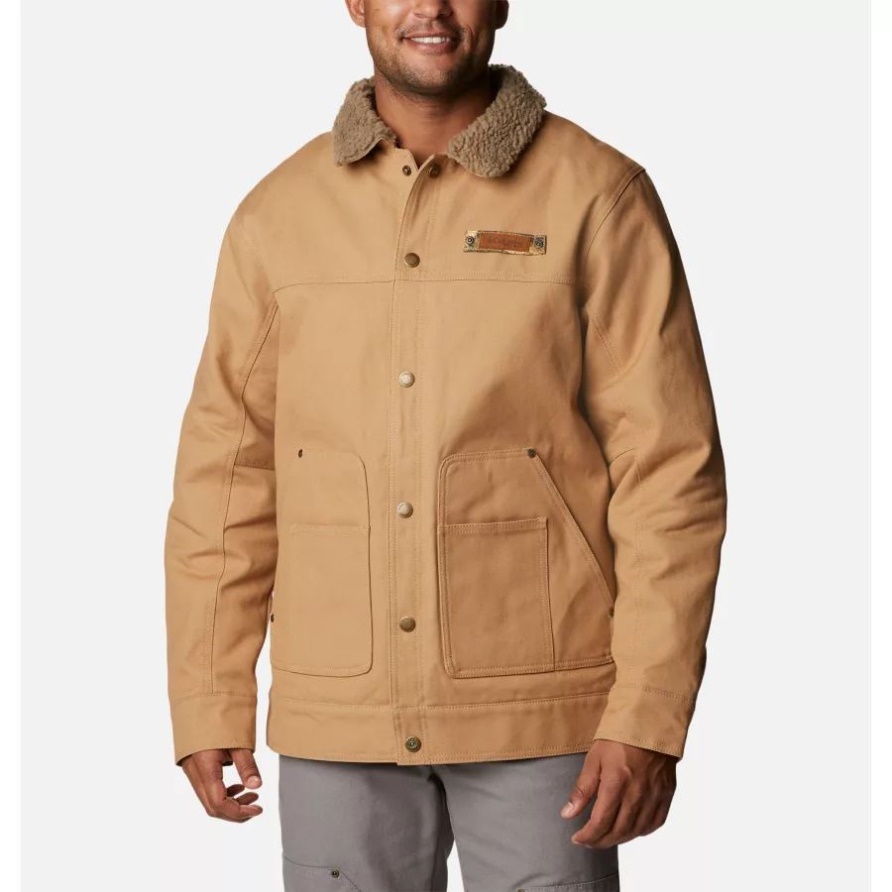 Phg Rauhschwanz-sherpa-gefütterte Feldjacke Für Herren Sahara/flachs Columbia