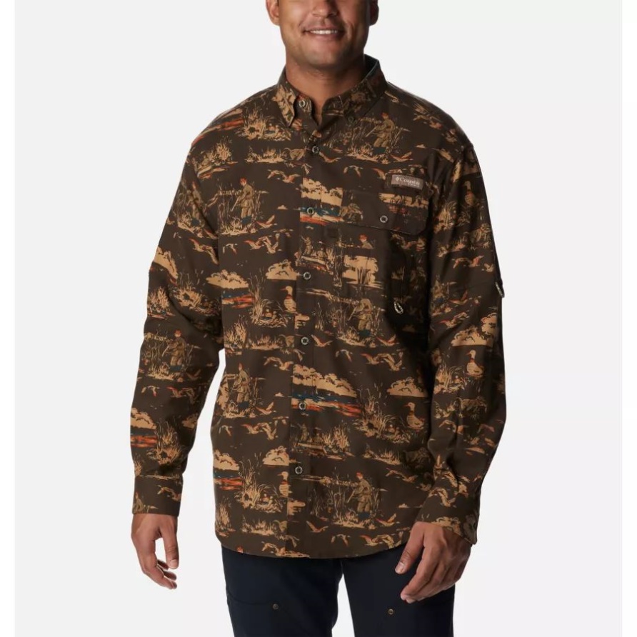 Herren-Phg-Shartail-Flanell-Cordovan-Duck-Hundedruck Columbia