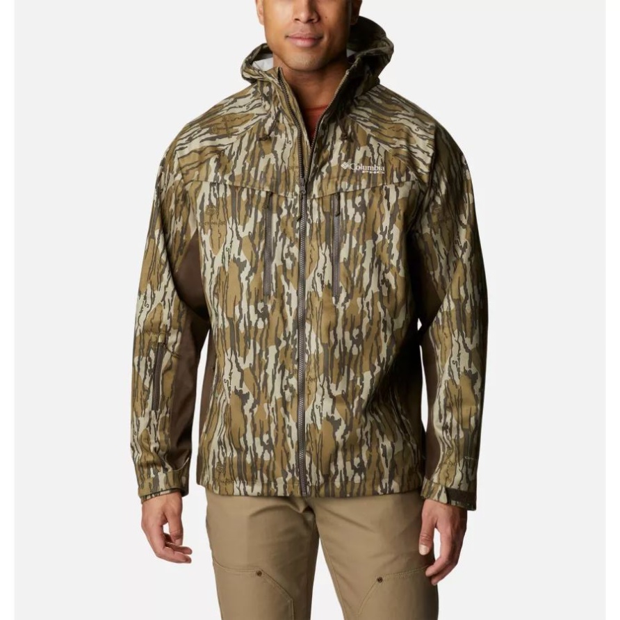 Phg Trophy Rack Leise Regenjacke Für Herren Columbia Moosige Eiche Bottomland