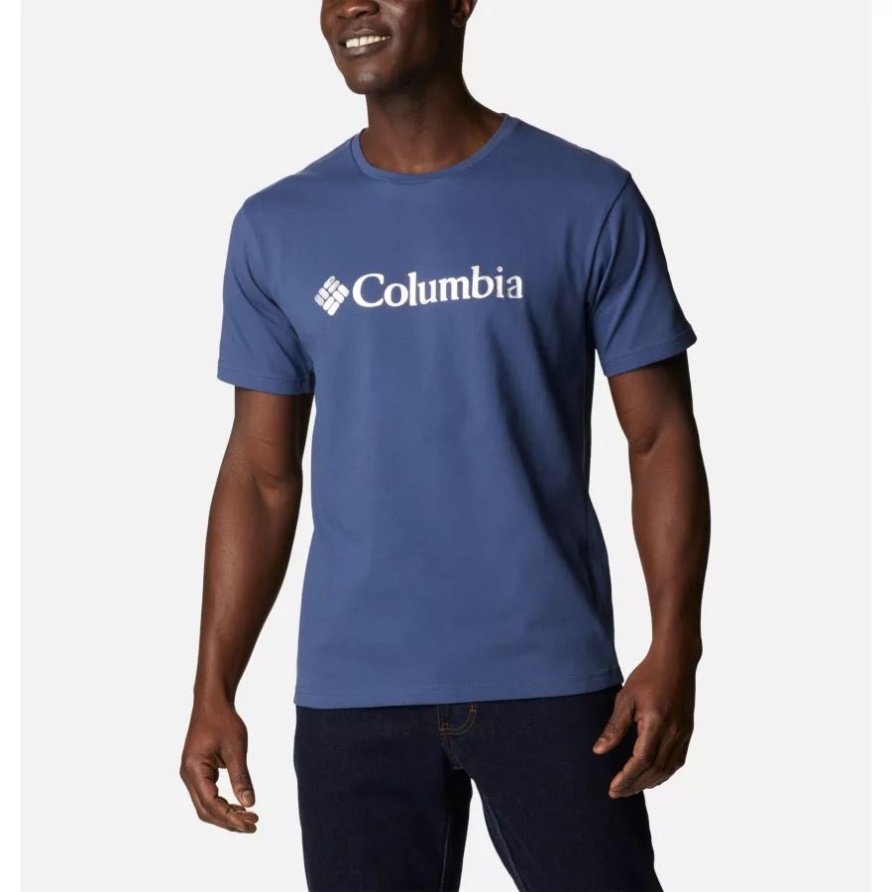 Pazifikkreuzungs-grafik-t-shirt Für Herren Columbia Dark Mountain/csc Markenlogo