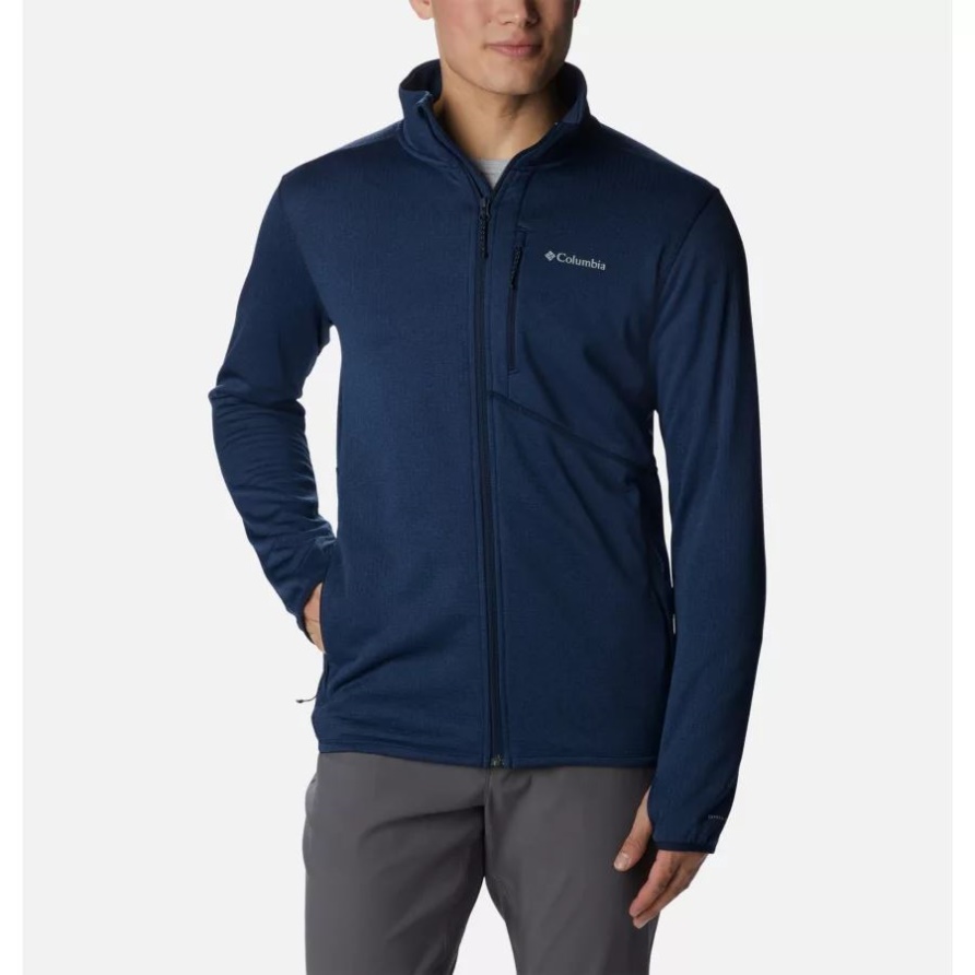 Parkview-fleecejacke Mit Durchgehendem Reißverschluss Für Herren Collegiate Navy Heather Columbia