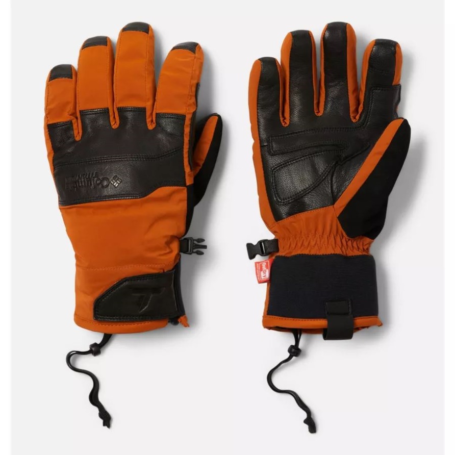 Herrenhandschuhe Peak Pursuit Columbia Warm Copper/Black