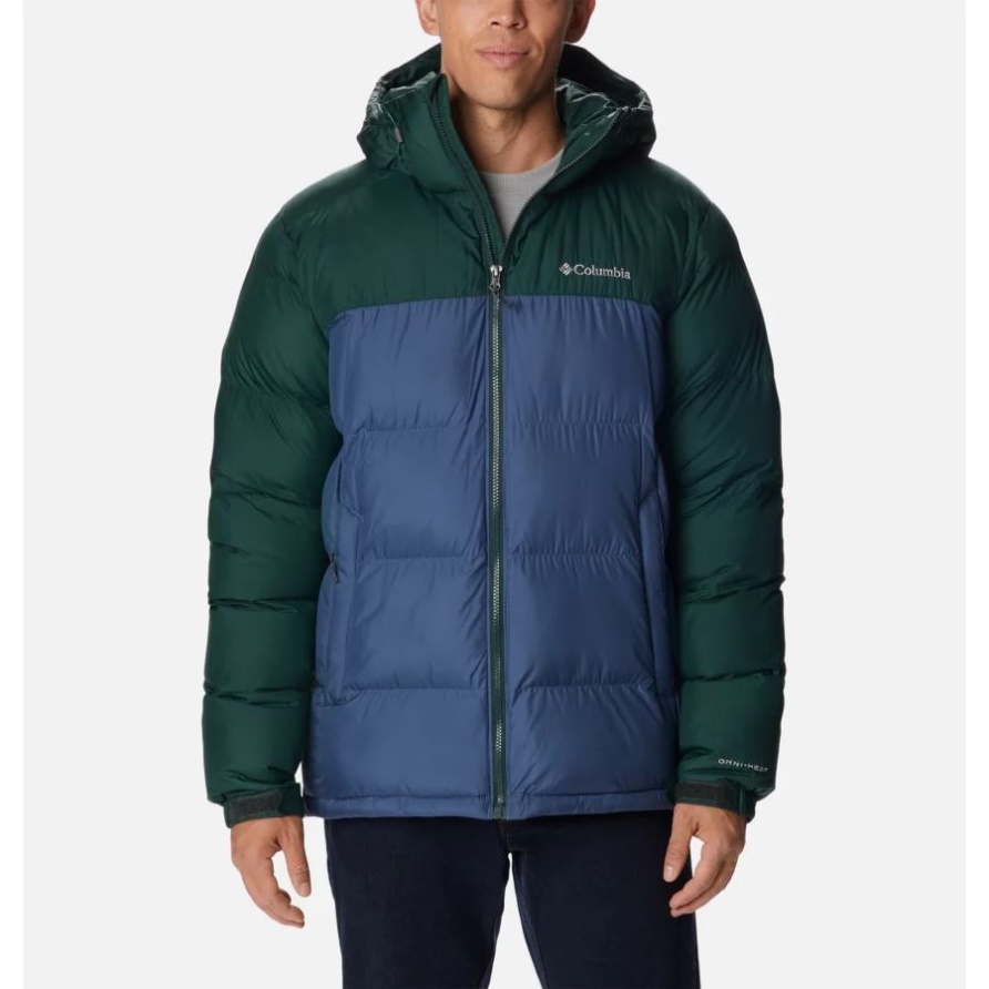Pike Lake Daunenjacke Mit Kapuze Für Herren Columbia Dark Mountain/spruce
