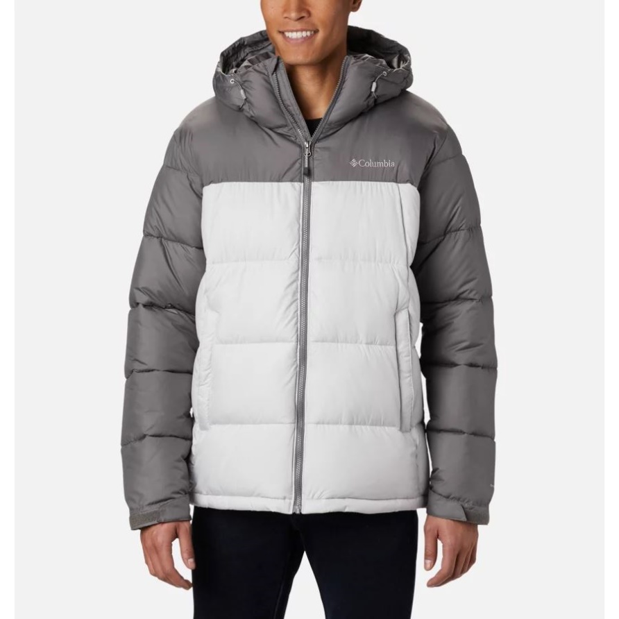 Pike Lake Kapuzenjacke Herren Nimbus Grey/city Grey Columbia