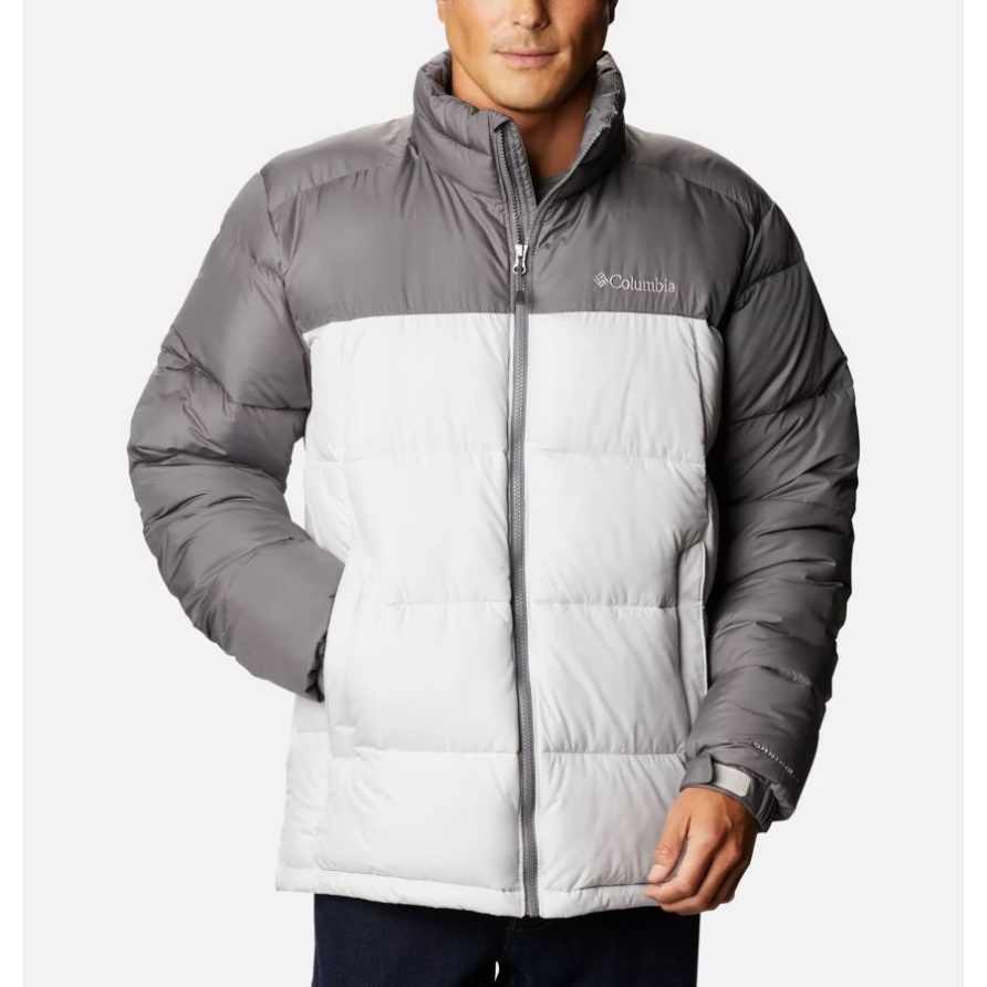 Pike Lake Pufferjacke Für Herren Nimbus Grey/city Grey Columbia