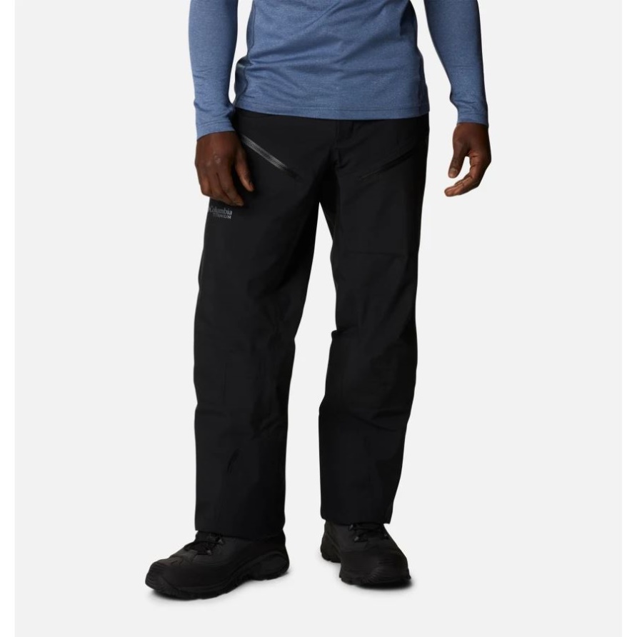 Herren-Hose Mit Platin-Spitze, Schwarz, Kolumbien