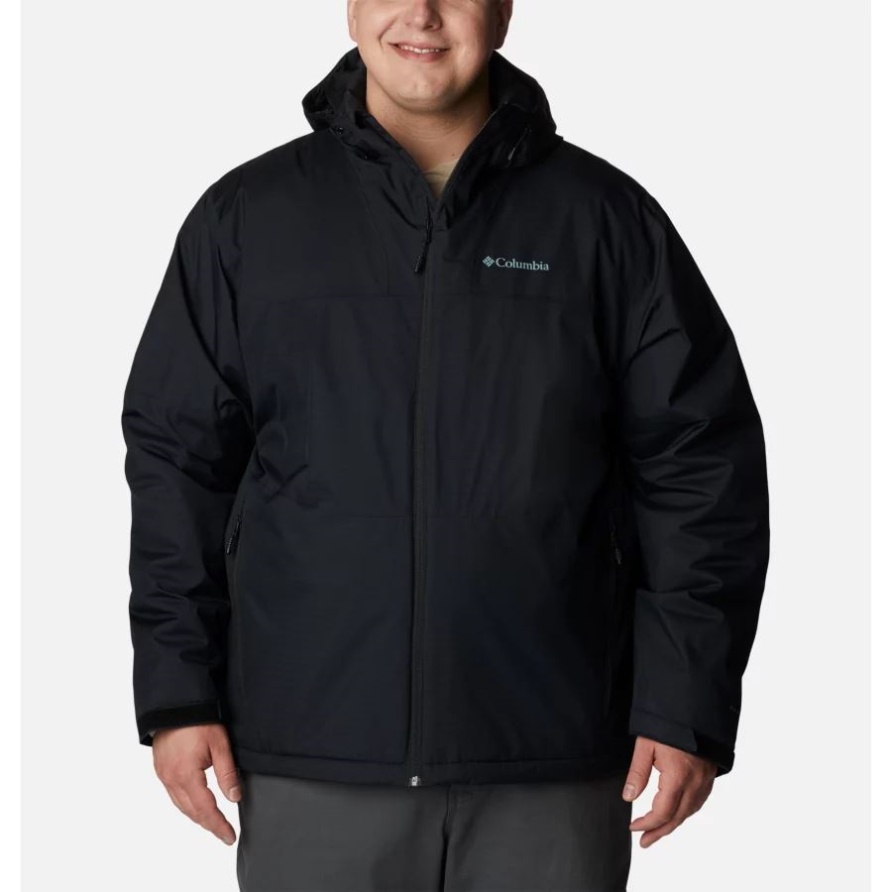 Point Park Isolierte Jacke Für Herren In Erweiterter Größe Columbia Black