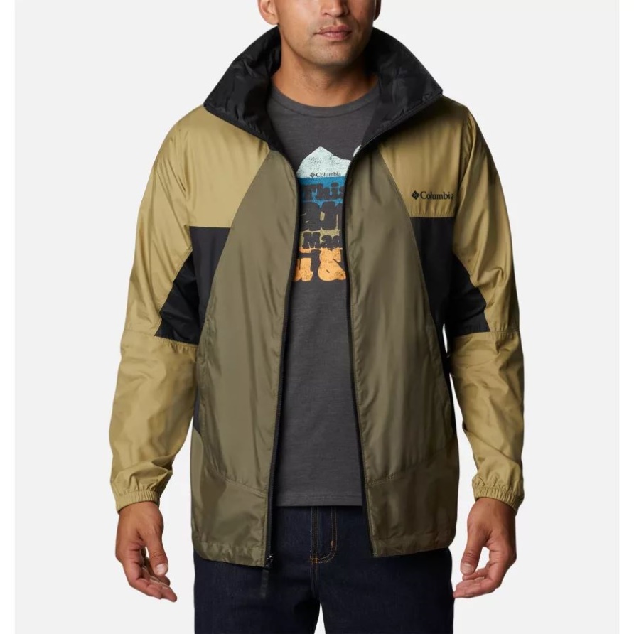 Point Park Windjacke Für Herren Stone Green/savour/black Columbia