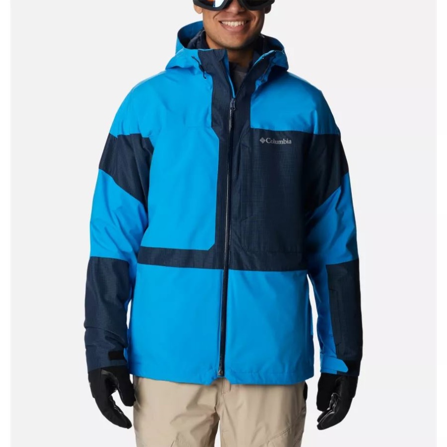 Herren-Wechseljacke Powder Canyon Compass Blue/Coll Navy Ripstop Columbia