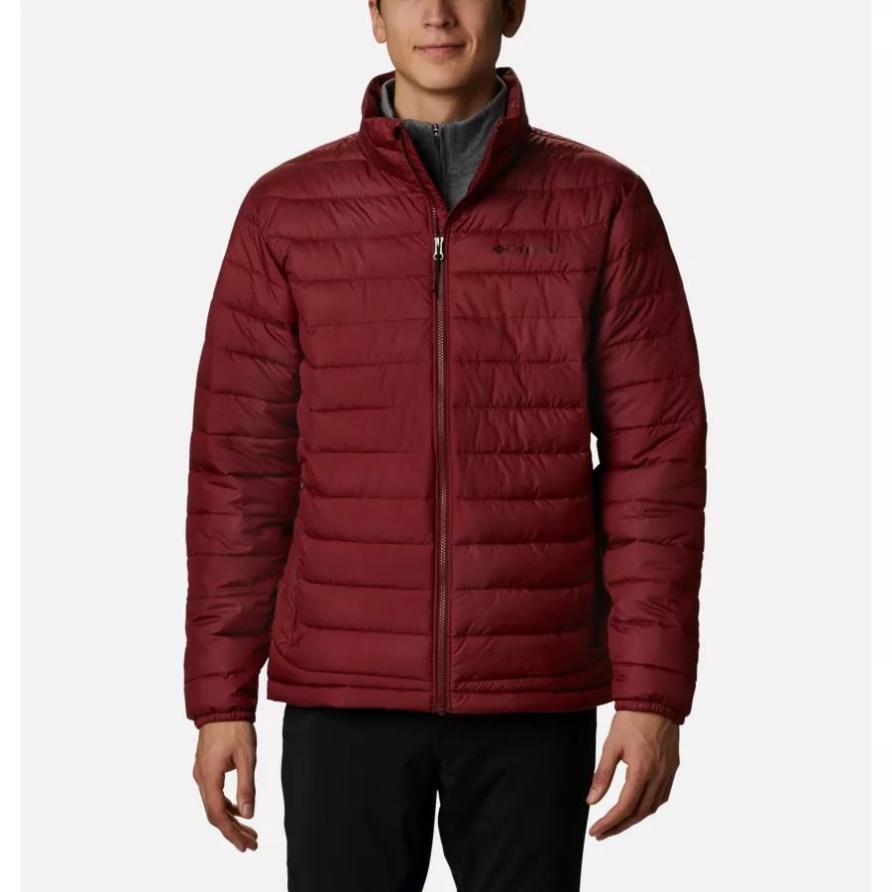 Puder Lite Isolierte Jacke Für Herren Columbia Red Jaspis