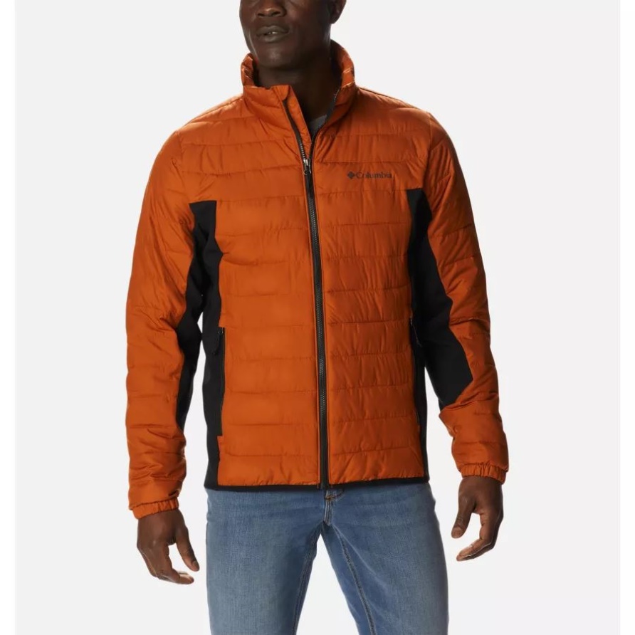 Puder Lite Isolierte Jacke Für Herren Warmes Kupfer/schwarz Columbia