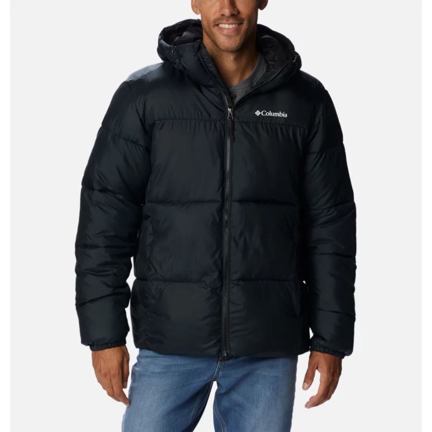 Pufferjacke Mit Puffect-Kapuze Für Herren Black Columbia