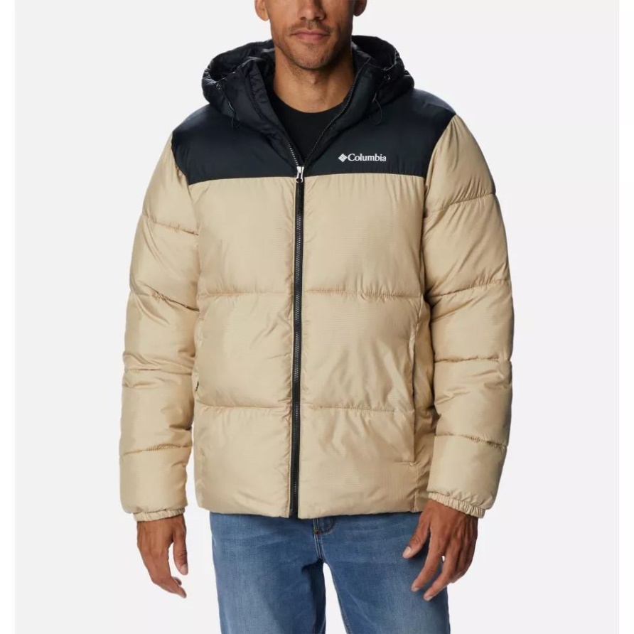Puffect-Pufferjacke Mit Kapuze Für Herren Columbia Ancient Fossil/Black