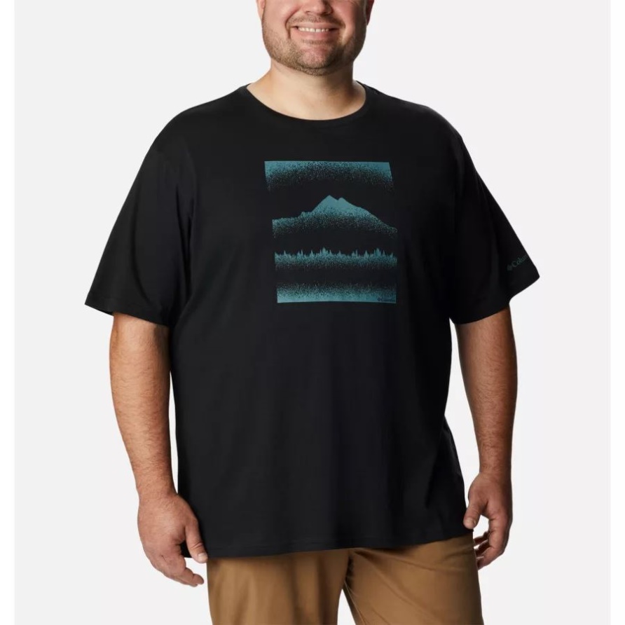Rapid Ridge Grafik-t-shirt Für Herren Schwarz/gepunktet Hills Columbia