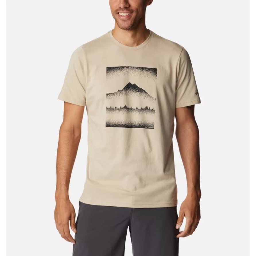 Rapid Ridge Grafik-T-Shirt Für Herren Ancient Fossil/Stippled Hills Columbia