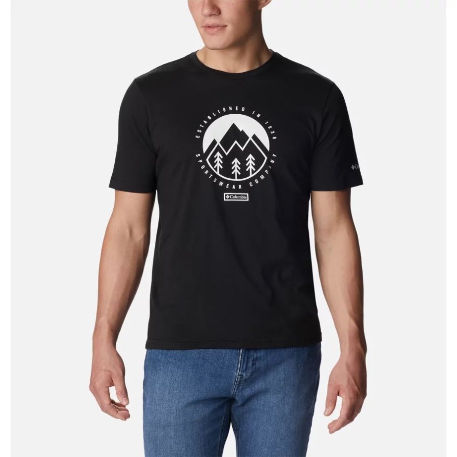 Rapid Ridge Grafik-T-Shirt Für Herren Schwarz/Outdoor Park 2 Columbia