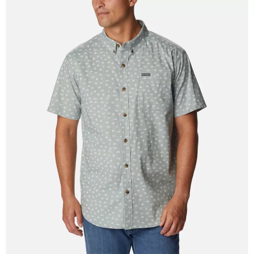 Kurzarmshirt Mit Rapid Rivers-print Für Herren Metal Camp Icon Columbia