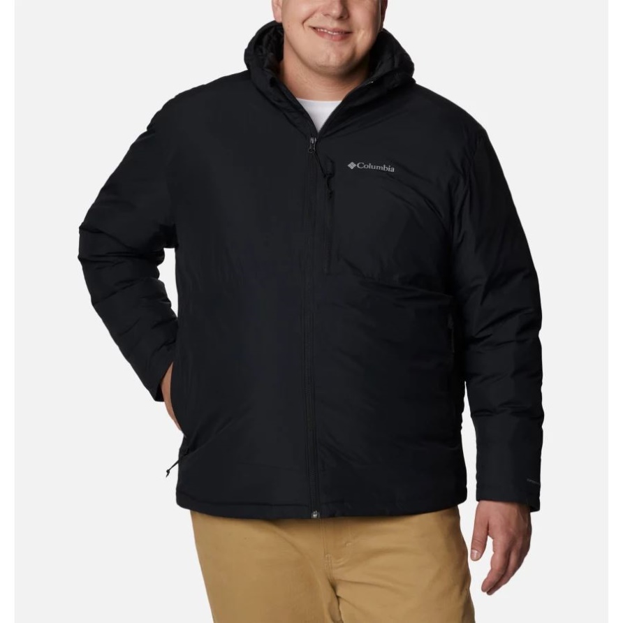 Herren Reno Ridge Kapuzenjacke Big Black Columbia