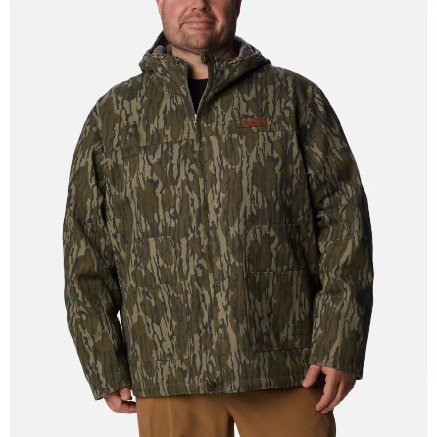 Roughtail-Arbeitsjacke Mit Kapuze Für Herren Big Columbia Mossy Oak Bottomland