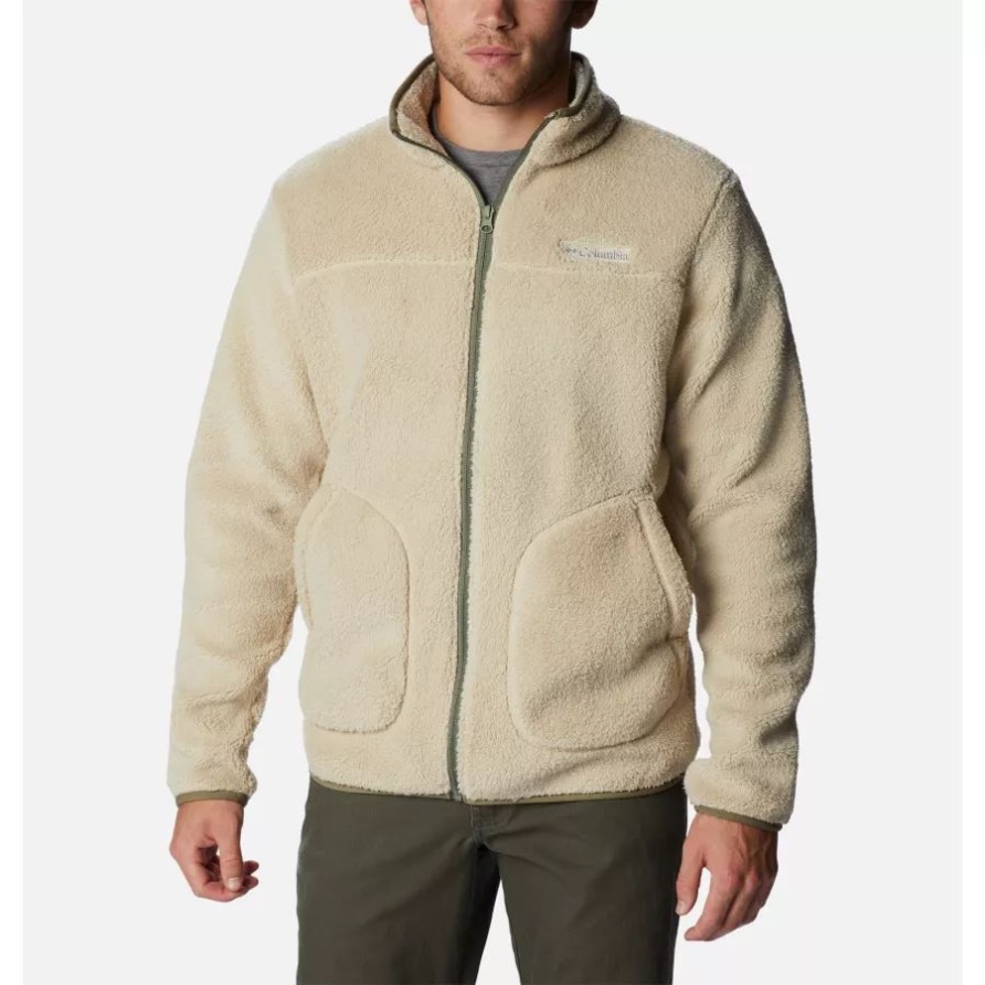 Robuste Ridge Ii Sherpa-fleecejacke Für Herren Columbia Ancient Fossil/stone Green