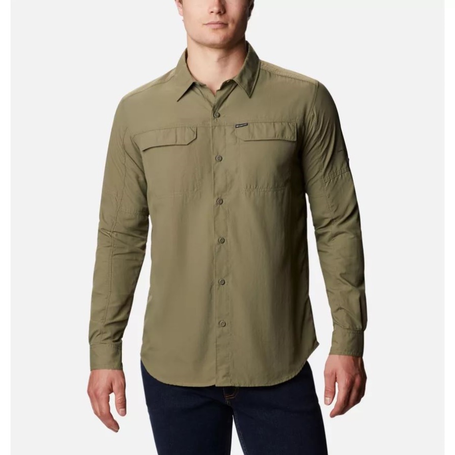 Herren Langarmshirt Silver Ridge 2.0 Stone Green Columbia