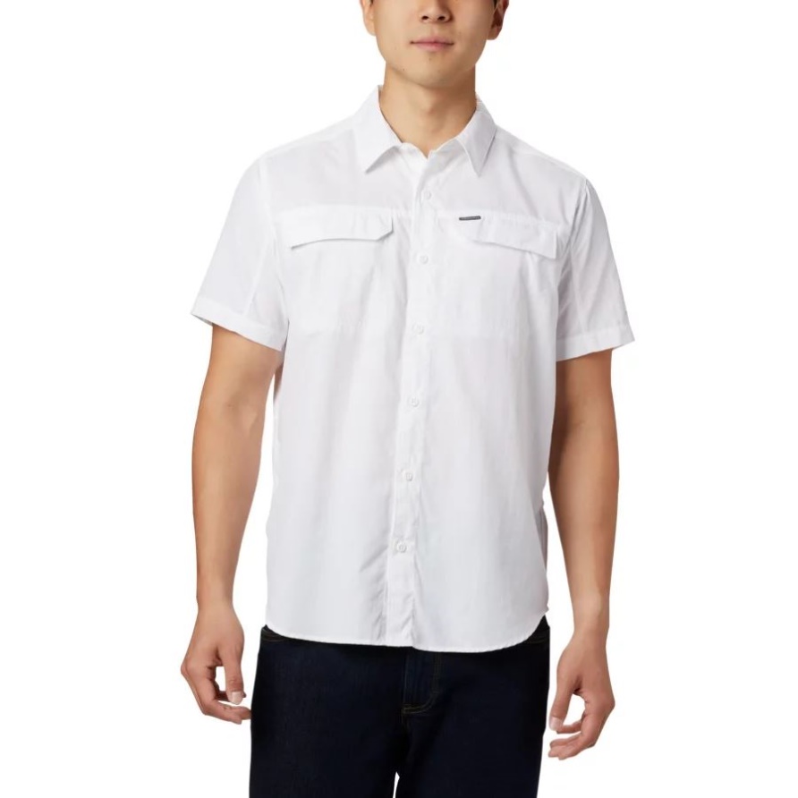 Herren-Kurzarmshirt Silver Ridge 2.0 Columbia White