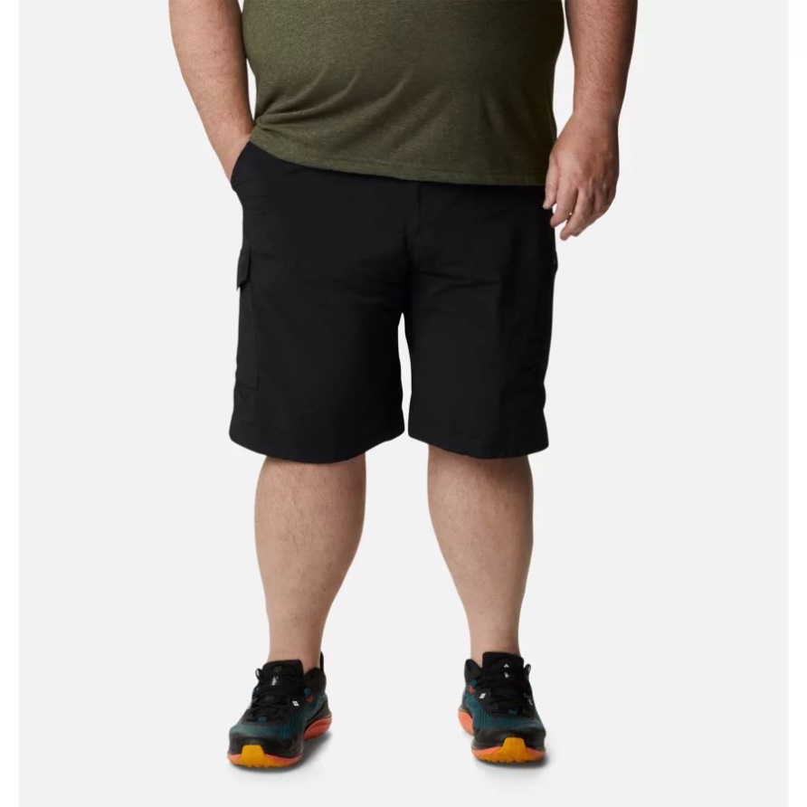 Herren-Cargo-Shorts In Silver Ridge, Groß, Columbia Black