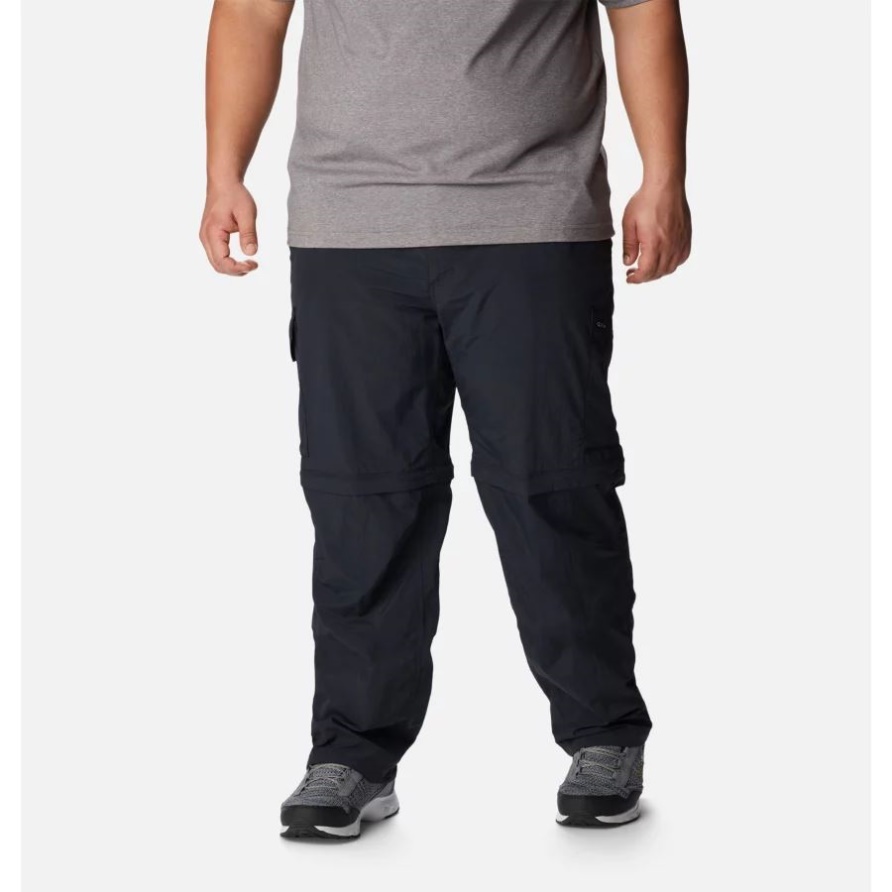 Herren Silver Ridge Convertible Hose Big Black Columbia