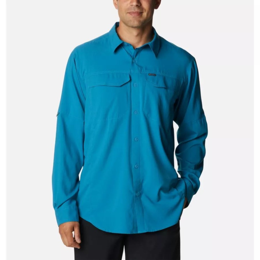 Silver Ridge Lite Langarmhemd Für Herren Columbia Deep Marine