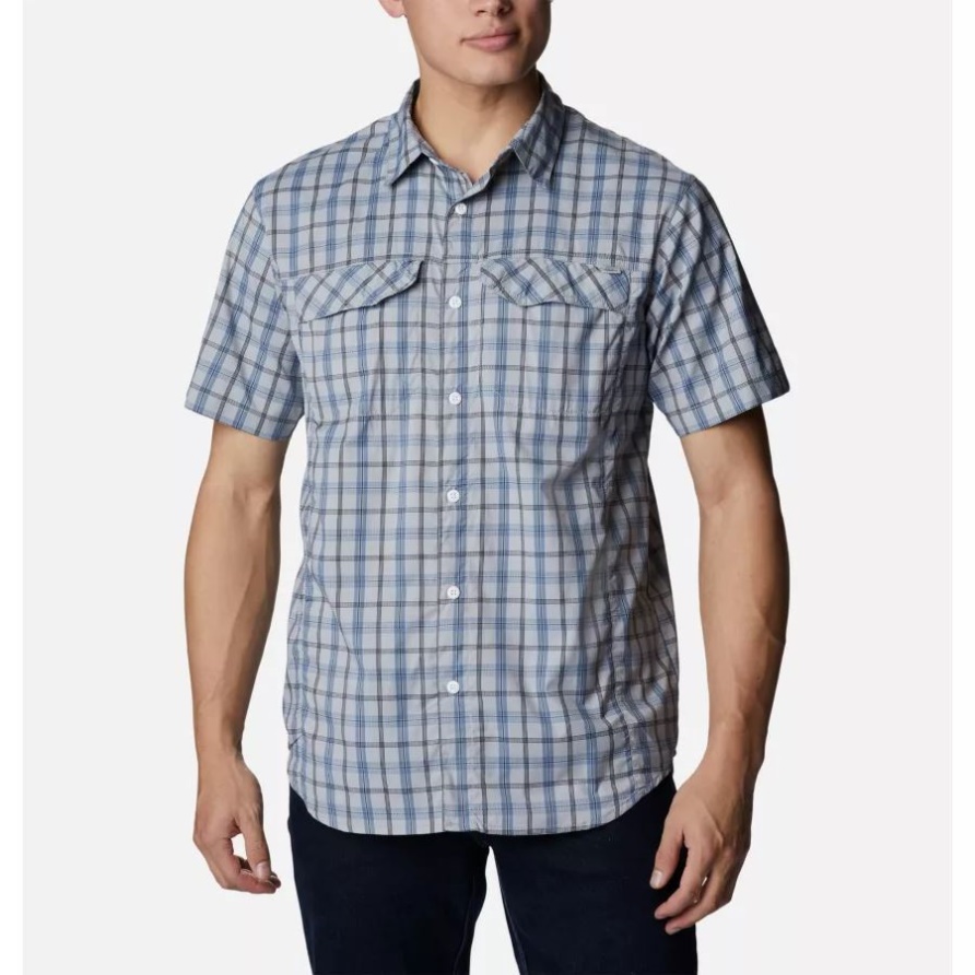 Kariertes Kurzarmhemd Von Silver Ridge Lite Für Herren Columbia Columbia Grey Switchback Madras